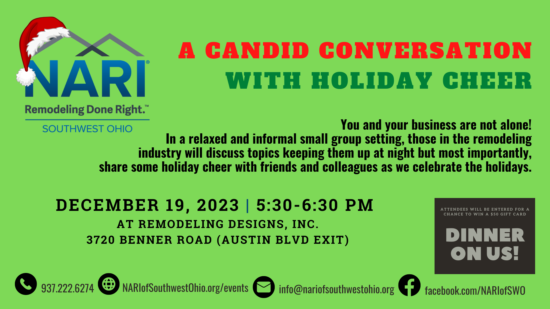 December 19 - Candid Conversation | NARI of Southwest Ohio